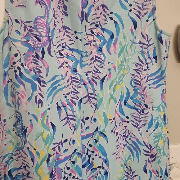 Lilly Pulitzer Sherryn Shift Dress in Shady Blue Oasis Tint Size XS - Picture 8 of 9